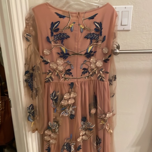 Too Tang long embroidered evening gown, size small - Picture 4 of 4